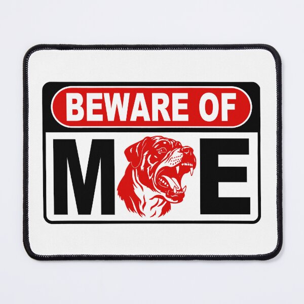 Item preview, Beware of Me; Rottweiler; designed and sold by StickerApe.