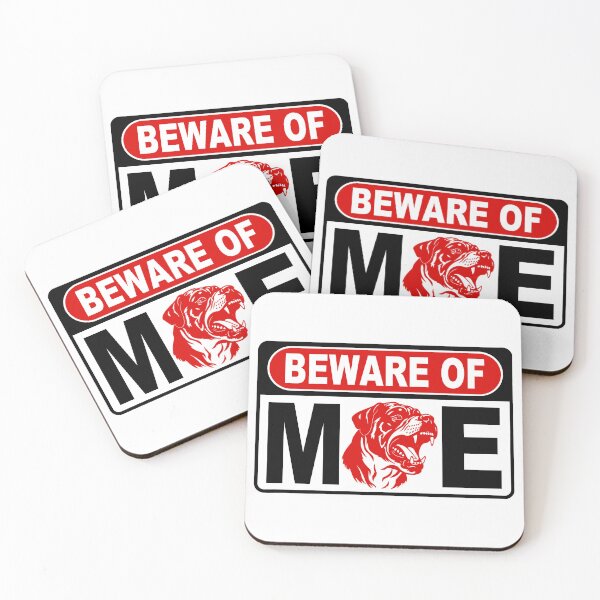 Item preview, Beware of Me; Rottweiler; designed and sold by StickerApe.