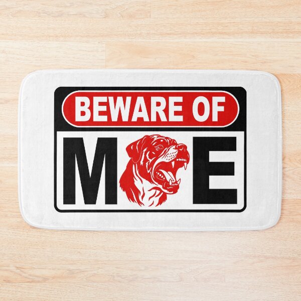 Item preview, Beware of Me; Rottweiler; designed and sold by StickerApe.