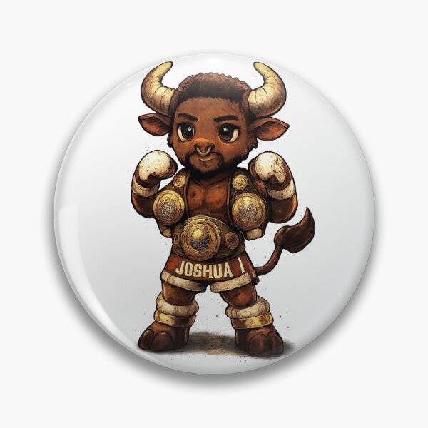 Item preview, Anthony Joshua T-Shirt – Bull of the Ring Boxing Champion Illustration designed and sold by Paws-nd-Prints.