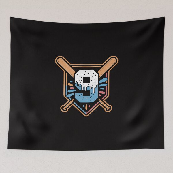 Item preview, Baseball 9 Year Old Ice Cream Drip 9th Birthday Boy Number 9 designed and sold by banbopbii.