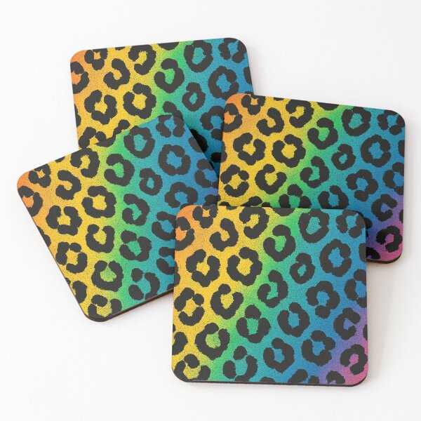 Item preview, Radiant Wild So 80's Rainbow Leopard Print designed and sold by VoniBlue.