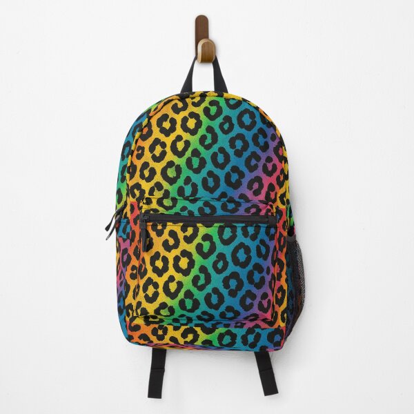 Item preview, Radiant Wild So 80's Rainbow Leopard Print designed and sold by VoniBlue.