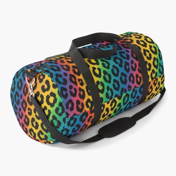 Item preview, Radiant Wild So 80's Rainbow Leopard Print designed and sold by VoniBlue.