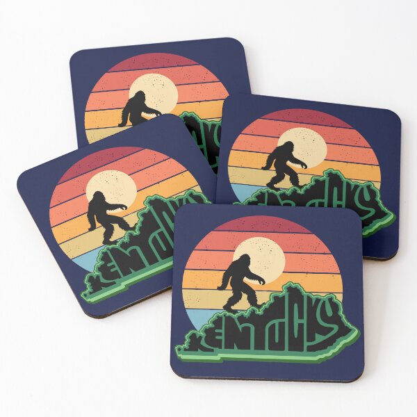 Item preview, Kentucky Bigfoot Retro Sunset – State Pride Kentuckian Graphic designed and sold by statecrafted.