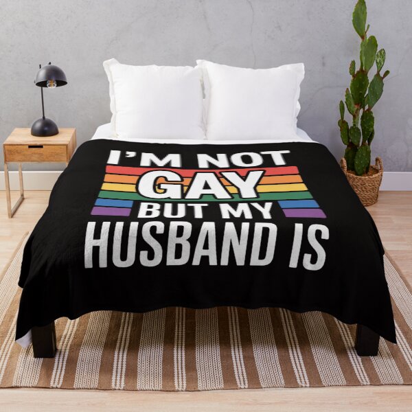 Item preview, Im Not Gay But My Husband Is LGBT Wedding designed and sold by banbopbii.