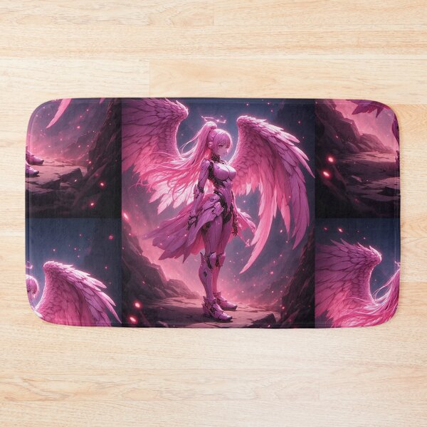 Item preview, Pink robot girl with wings designed and sold by ArtsJulian.