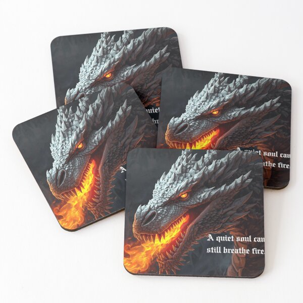 Item preview, Quiet Strength Dragon – A Quiet Soul Can Still Breathe Fire designed and sold by george335555.