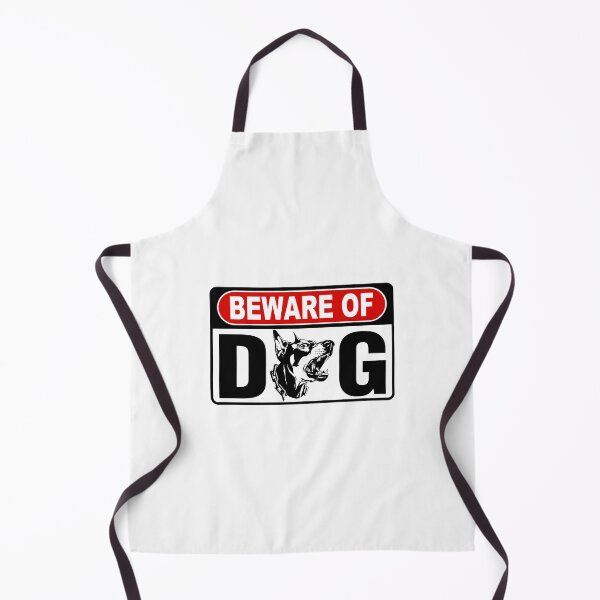Item preview, Beware of Dog; Dobermann; designed and sold by StickerApe.