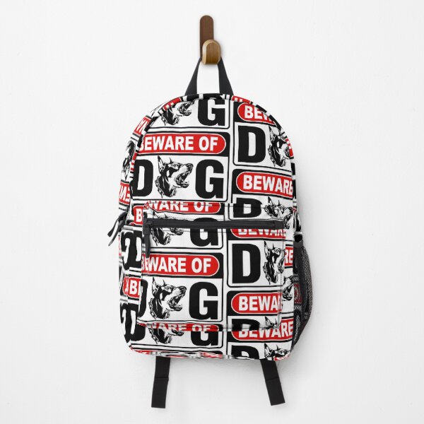 Item preview, Beware of Dog; Dobermann; designed and sold by StickerApe.