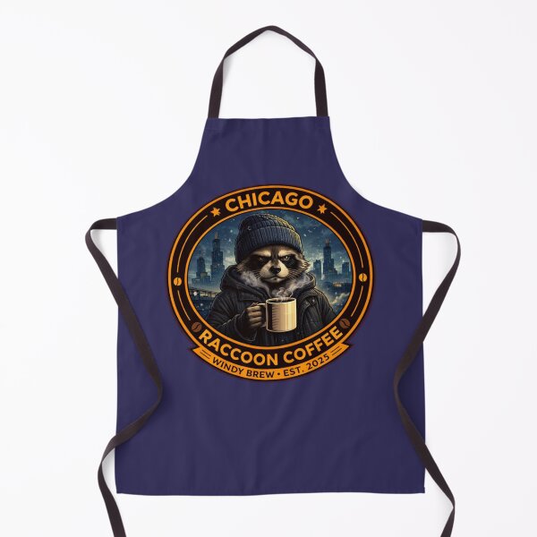 Item preview, Chicago Raccoon Coffee – Windy Brew designed and sold by TytherleyTees.
