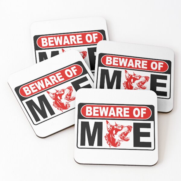 Item preview, Beware of Me; Dobermann; designed and sold by StickerApe.