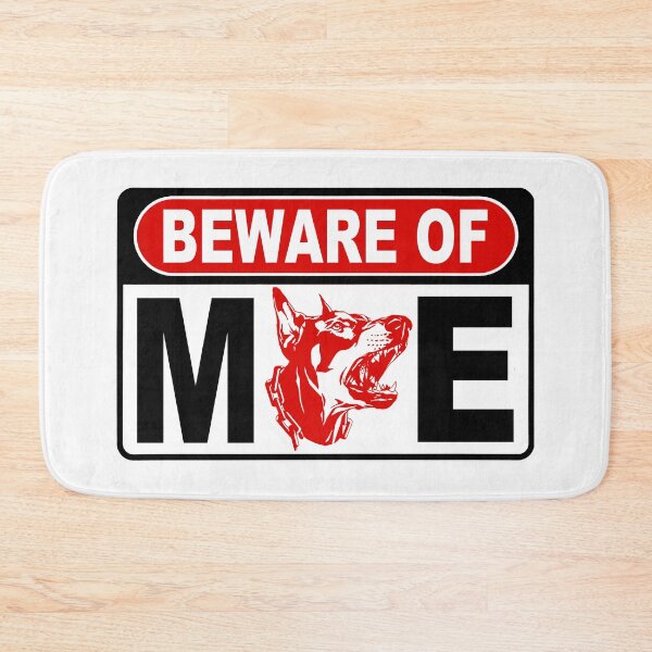 Item preview, Beware of Me; Dobermann; designed and sold by StickerApe.