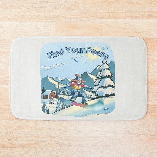 Item preview, Find Your Peace, Snowboarding designed and sold by Nightshade Pixie Creations.