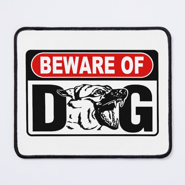 Item preview, Beware of Dog; Belgian Malinois; designed and sold by StickerApe.
