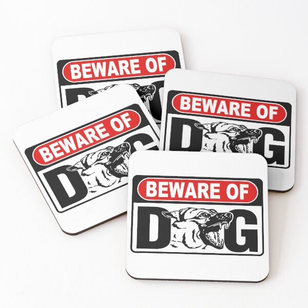 Item preview, Beware of Dog; Belgian Malinois; designed and sold by StickerApe.