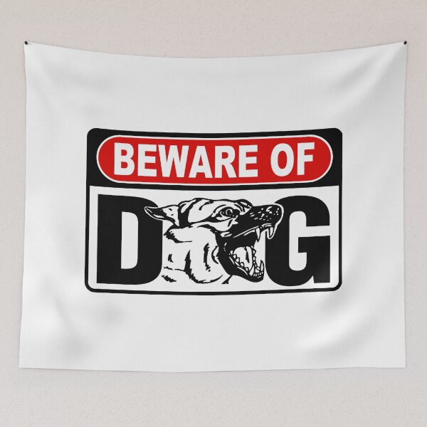 Item preview, Beware of Dog; Belgian Malinois; designed and sold by StickerApe.