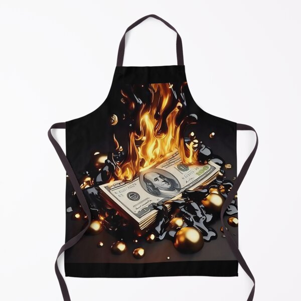 Item preview, Cash is Trash - Burning Dollar Inflation Art designed and sold by Samthecreator01.