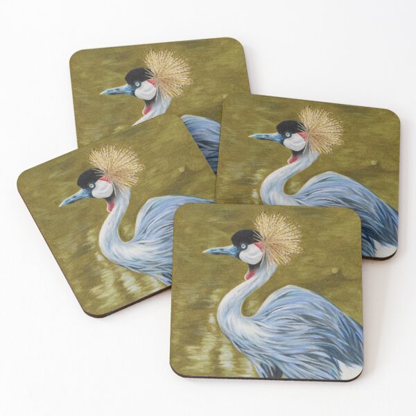 Item preview, Red Crowned Crane designed and sold by whatmollymade.