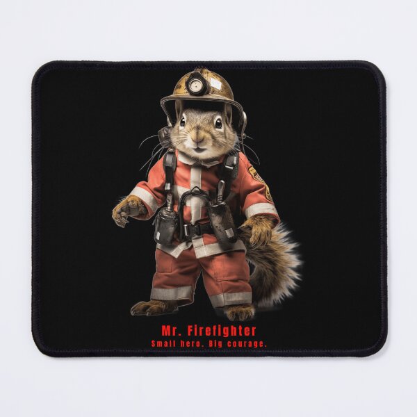 Item preview, Mr. Firefighter. Small hero. Big courage. designed and sold by pawmad.