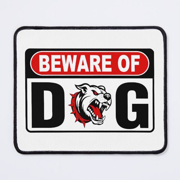 Item preview, Beware of Dog; Pitbull; designed and sold by StickerApe.