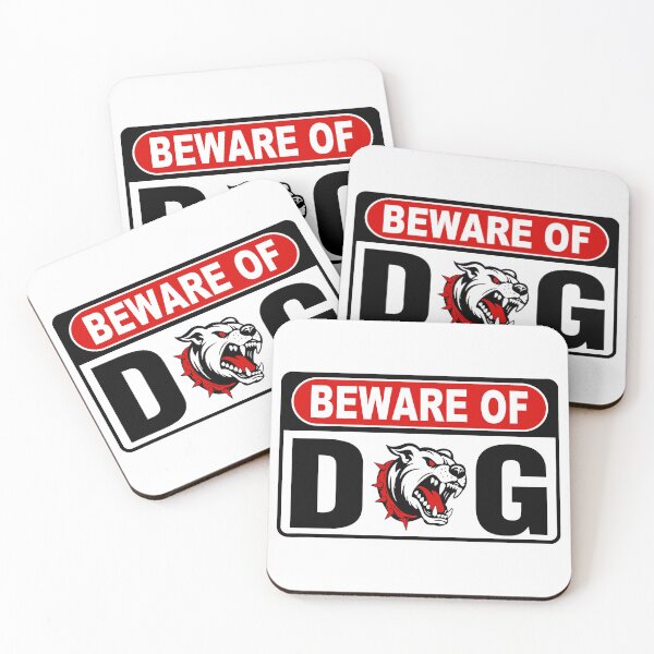Item preview, Beware of Dog; Pitbull; designed and sold by StickerApe.