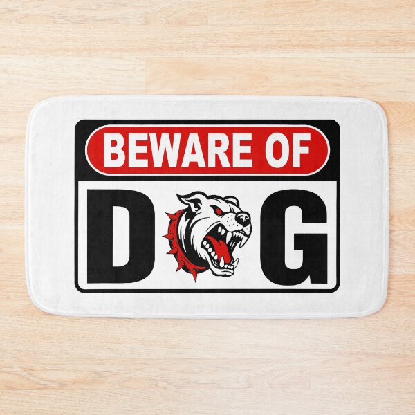 Item preview, Beware of Dog; Pitbull; designed and sold by StickerApe.