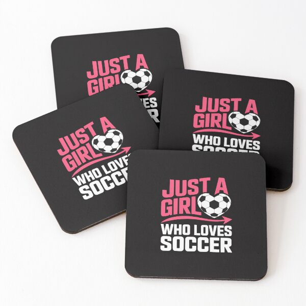 Item preview, Just A Girl Who Loves Soccer Cute Soccer Lover designed and sold by tlallimicrichi.