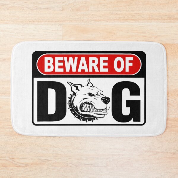 Item preview, Beware of Dog; Pitbull; designed and sold by StickerApe.