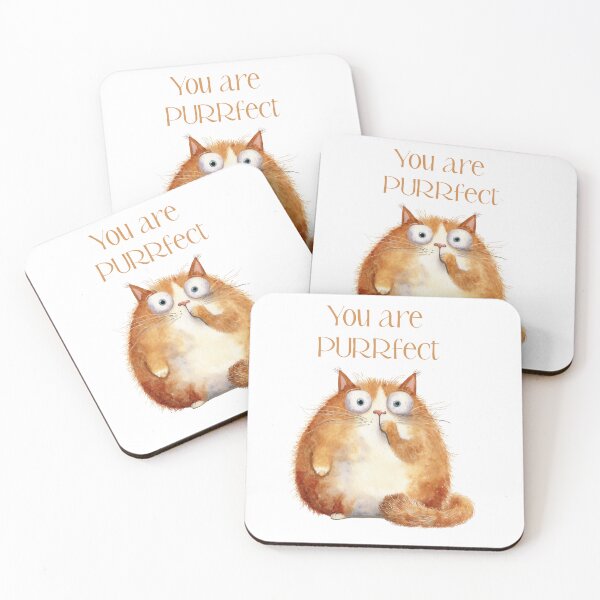 Item preview, your are purrfect - quirkly cute orange cat - animal  designed and sold by KatMac69.