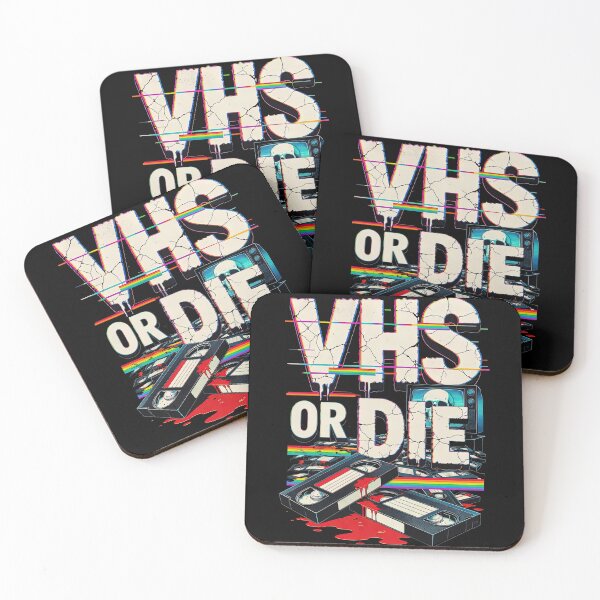 Item preview, VHS or Die Retro Horror Fan Analog Glitch designed and sold by SpookshowDesign.