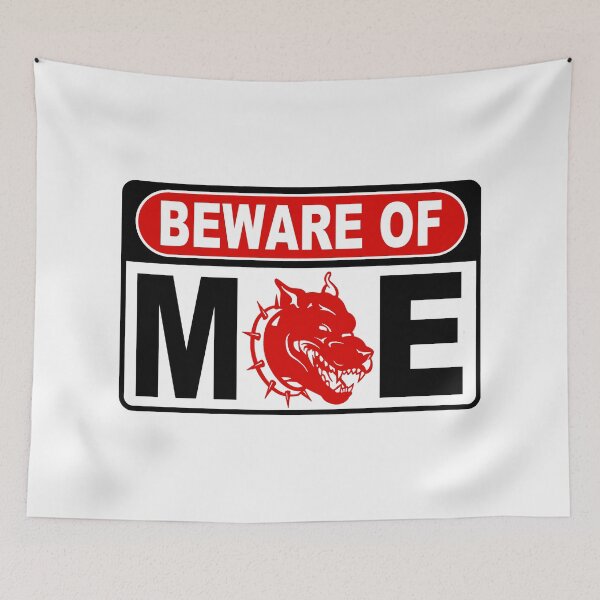 Item preview, Beware of Me; Hellhound; designed and sold by StickerApe.