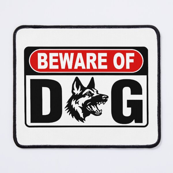 Item preview, Beware of Dog; German Shepherd; designed and sold by StickerApe.