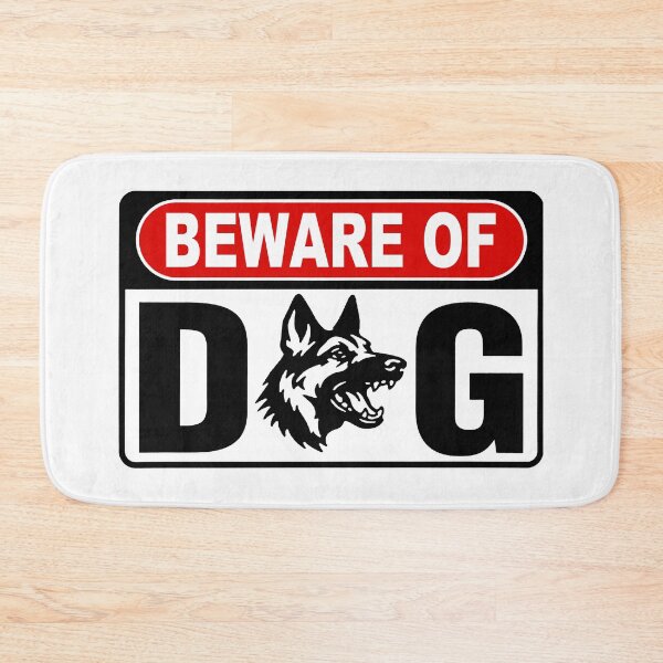 Item preview, Beware of Dog; German Shepherd; designed and sold by StickerApe.