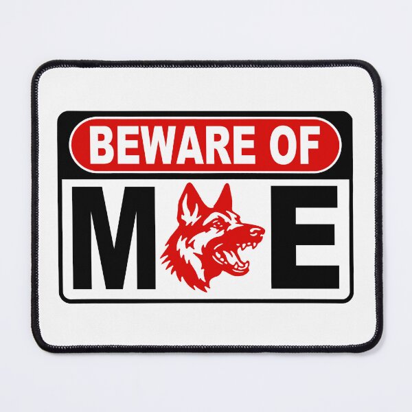 Item preview, Beware of Me; German Shepherd; designed and sold by StickerApe.