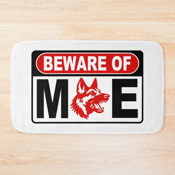 Item preview, Beware of Me; German Shepherd; designed and sold by StickerApe.