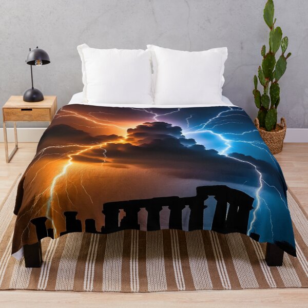 Item preview, Artistic view of a thunderstorms with lighting. designed and sold by Nomad-Maynard.