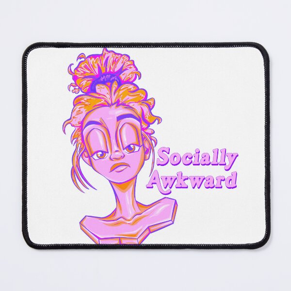 Item preview, Socially Awkward - Pink designed and sold by jalyzakrizza.