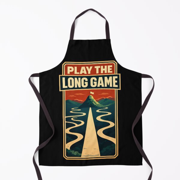Item preview, Play The Long Game Motivational Design designed and sold by TeeTimeTreasure.