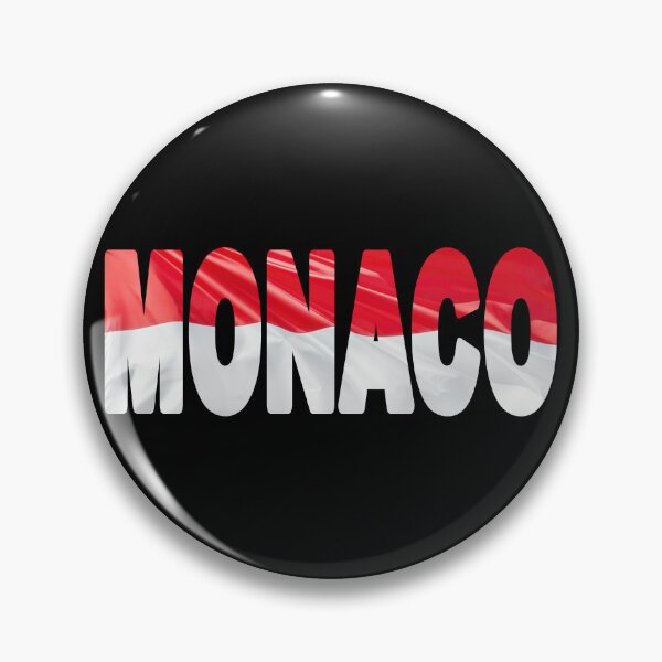 Item preview, MONACO - Flag Flying in Wind cut to Letters Souvenir Sticker Shirt designed and sold by Adam Gormley.