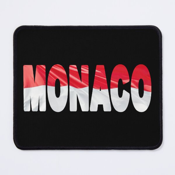 Item preview, MONACO - Flag Flying in Wind cut to Letters Souvenir Sticker Shirt designed and sold by Adam Gormley.
