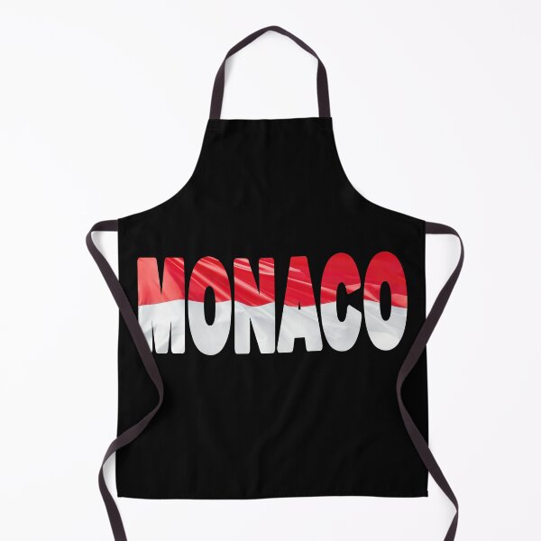Item preview, MONACO - Flag Flying in Wind cut to Letters Souvenir Sticker Shirt designed and sold by Adam Gormley.