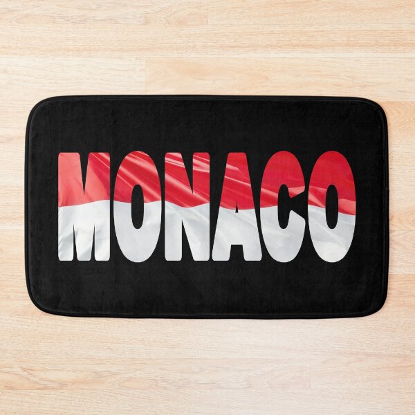 Item preview, MONACO - Flag Flying in Wind cut to Letters Souvenir Sticker Shirt designed and sold by Adam Gormley.