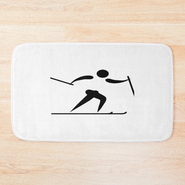 Item preview, ZPS Winter Sports Cross Country Skiier Silhouette designed and sold by ZaryaParx.