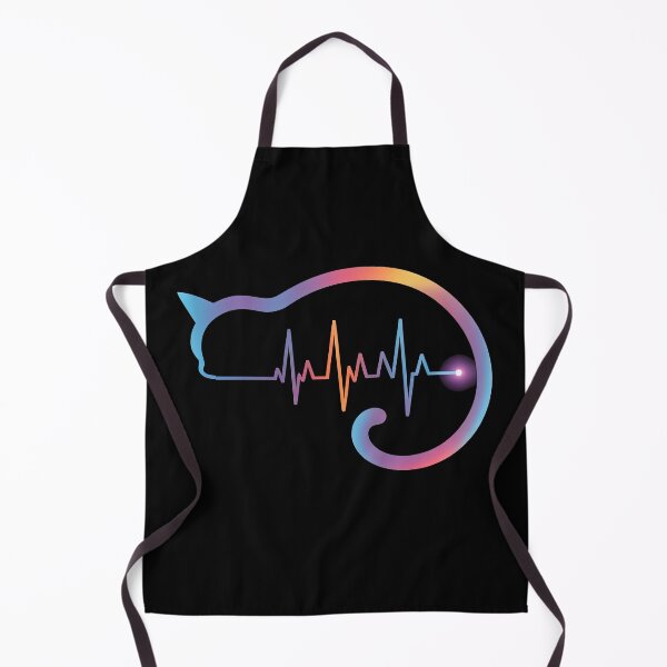 Item preview, Cat Heartbeat EKG Line Minimalist Pet Lover designed and sold by SpookshowDesign.