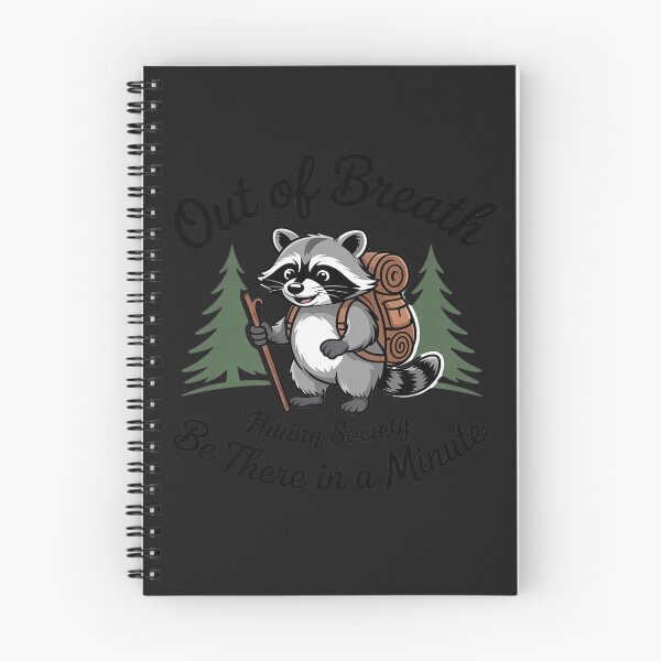 Item preview, Out of Breath Hiking Society Funny Hiking designed and sold by Rackaam.