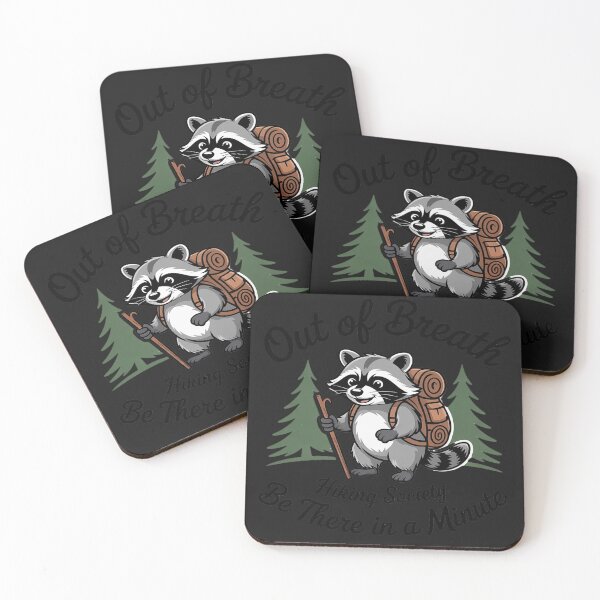 Item preview, Out of Breath Hiking Society Funny Hiking designed and sold by Rackaam.