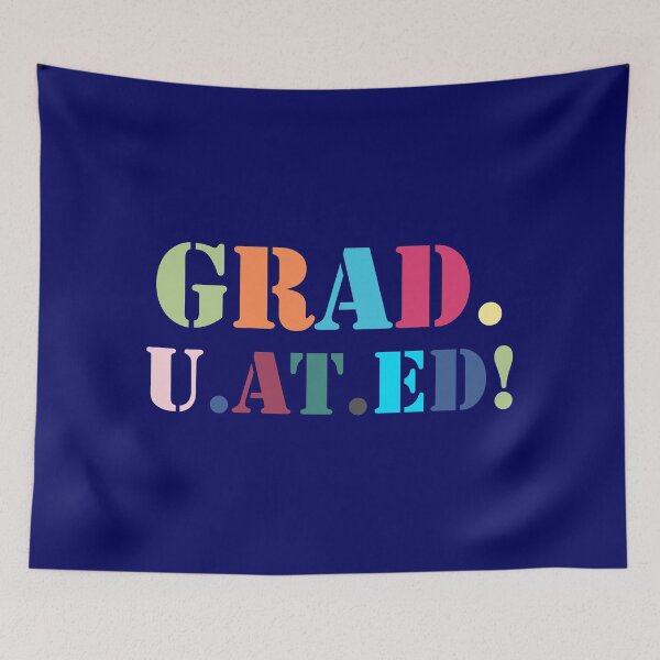 Item preview, Bright Pastel Colorful Graduated! Word Letters designed and sold by WD-Artist.