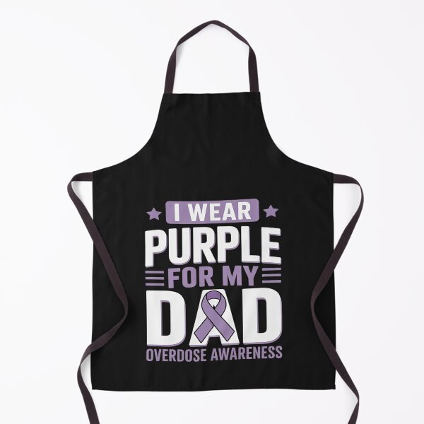 Item preview, Overdose Awareness Dad Purple Ribbon Papa Father´s Day designed and sold by Rackaam.