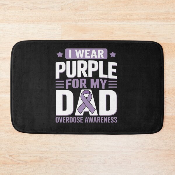 Item preview, Overdose Awareness Dad Purple Ribbon Papa Father´s Day designed and sold by Rackaam.